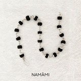 Karungali Silver Capped Bracelet