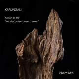 Karungali Silver Capped Bracelet