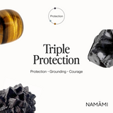 Triple Protection Bracelet | Grounding, Courage & Shielding