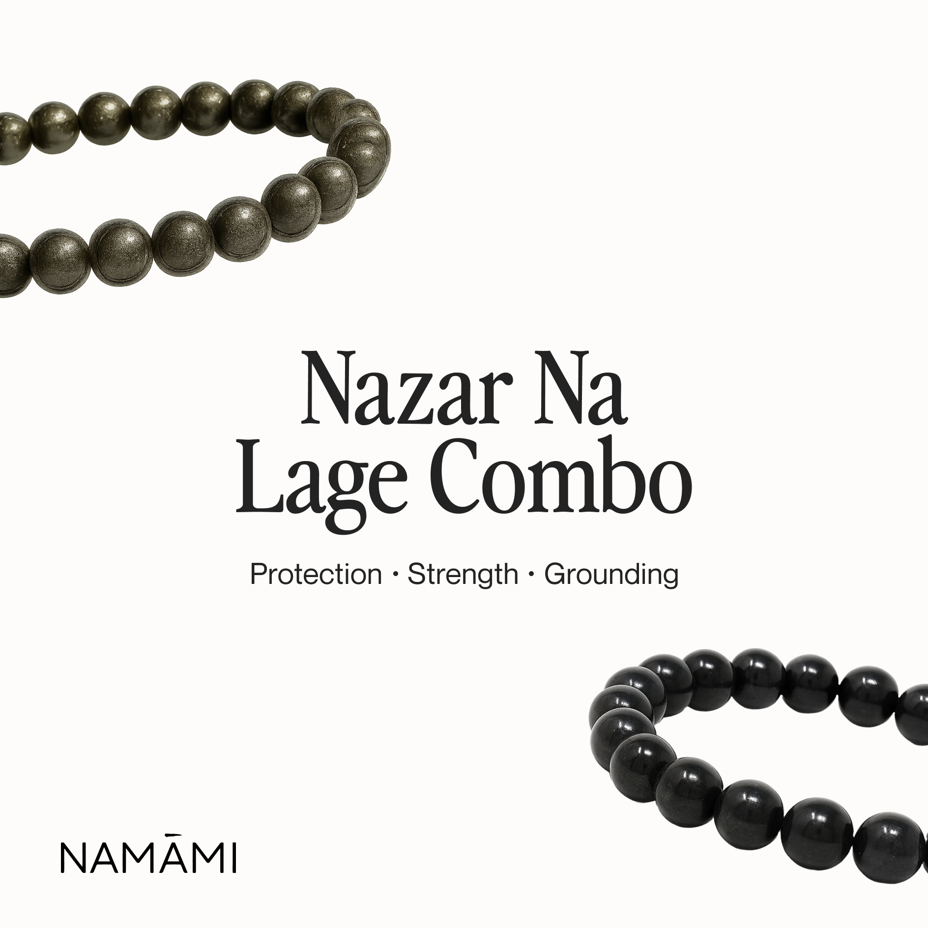 Nazar Lab Nazar Na Lage Combo - Pyrite + Black Tourmaline (Govt. Lab Certified ...