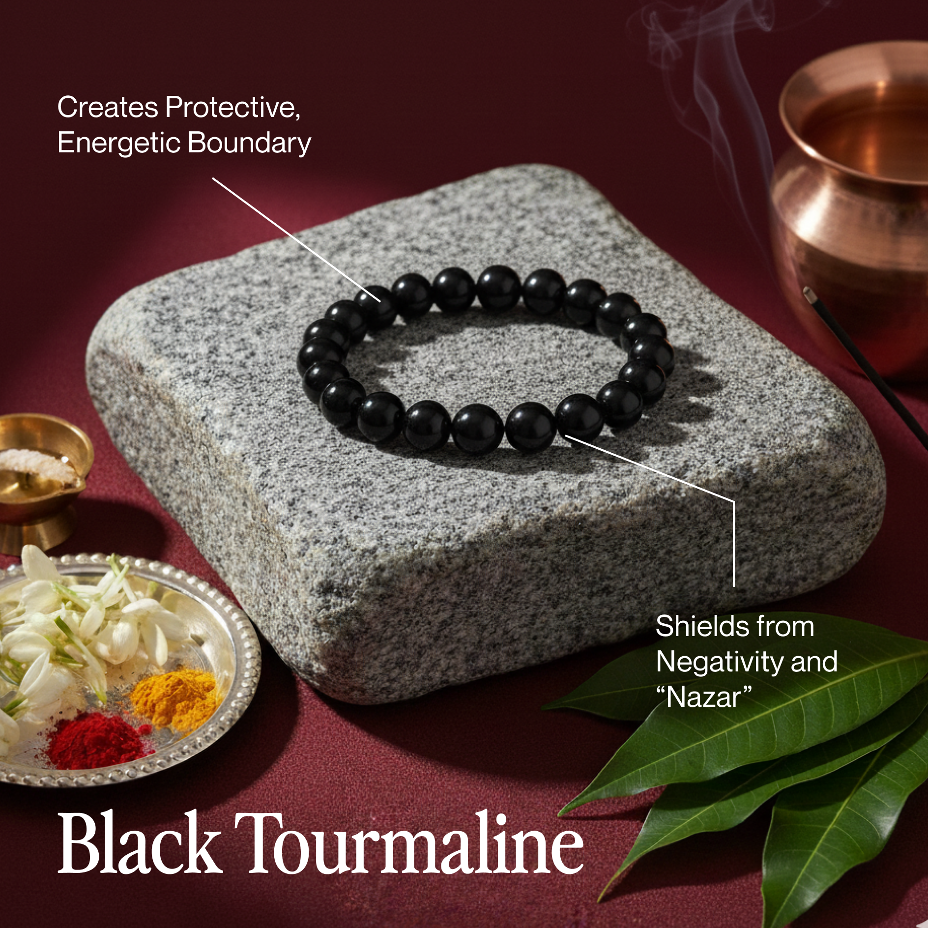Nazar Lab Nazar Na Lage Combo - Pyrite + Black Tourmaline (Govt. Lab Certified ...