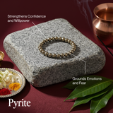 Rajyog Combo - Clear Quartz + Pyrite