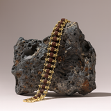 Gold Plated Rudraksha Bracelet