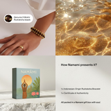 Gold Plated Rudraksha Bracelet