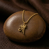 Gold Plated Maa Pendant
