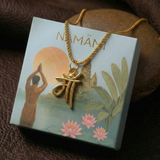 Gold Plated Maa Pendant