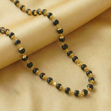 Karungali Mala Gold Cap Necklace