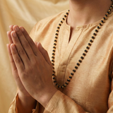 Karungali Mala Gold Cap Necklace