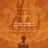 4 Mukhi Rudraksha | Certified, Nepal Origin