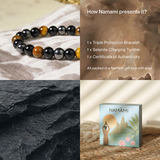 Triple Protection Bracelet | Grounding, Courage & Shielding