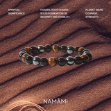 Triple Protection Bracelet | Grounding, Courage & Shielding