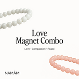 Love Magnet Combo - Rose Quartz + Moonstone