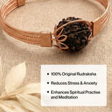 Authentic 5 Mukhi Rudraksha Copper Bracelet