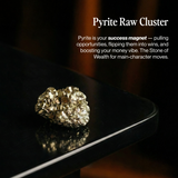 Pyrite Raw Cluster – Wealth & Protection Crystal (15-20g)