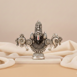 Lord Balaji Face Idol - Silver Plated
